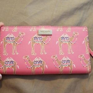 Kate spade "stacy" liberty street camel party NWT